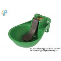China Auto Plastic Green Cow Drinking Bowl For Dairy Farm Feeding / Cattle Water Drinking factory