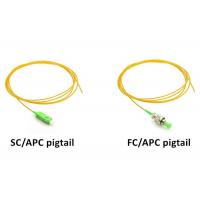 China SC / APC Single Mode Fiber Optic Pigtail Simplex  / Duplex Cord Type OEM factory