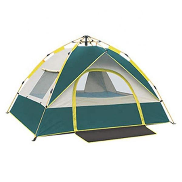 Quality Straight Bracing Waterproof Outdoor Tent Easy To Carry Tent For 3-4 Person 205*195*130CM for sale