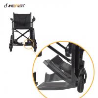 China Alu Alloy 125kg Load Portable Folding Electric Wheelchair For Disabled factory