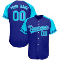 Quality Cotton Adults Custom T Shirt Baseball Jerseys Anti Pilling Durable for sale
