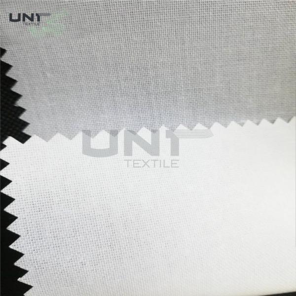 Quality Custom Cotton Shirt Interlining Fusible Fabric Tearable for sale