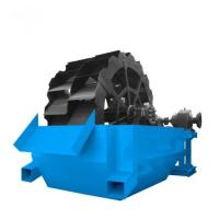 China Wheel Solid Waste River Sand Washing Machine Portable Aggregate Wash Plant factory
