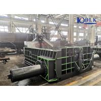 China Metal Briquetting Baler Machine Hydraulic Horizontal Scrap Iron Compactor factory