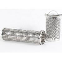 china QMS Certified 0.2mm Hole 99% Wire Mesh Water Filter Perforated