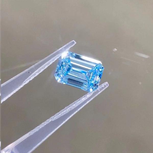 Quality lab created colored diamonds Blue Diamonds and jewelry Prime Source Emerald Brilliant Cut Diamond for sale