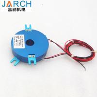 China Electrical Through Bore Pancake Slip Ring 250RPM Speed With Shell Enclosed factory
