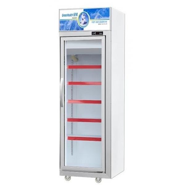 Quality Single Door Commercial Upright Feezer For Redbull And Milk Water Cooler for sale