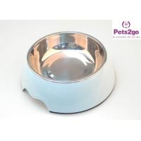 China Stainless Steel 350ML 17.5*14*6CM Pet Feeder Bowls for sale