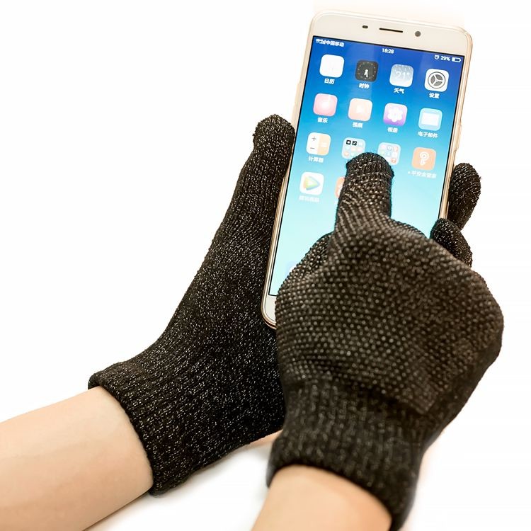 China Flexible Warm Texting Gloves , Touch Sensitive Gloves For Smartphone Use factory