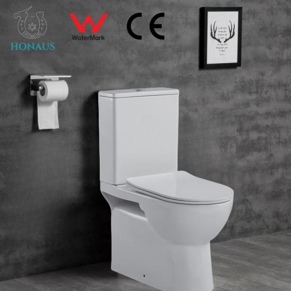 Quality Australia Watermark CE 2 Piece Water Closet Double Piece Commode Antibacterial for sale