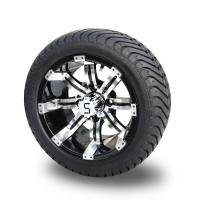 China Golf Cart 12 Inch Aluminum Alloy Wheel With 215/35-12 DOT Street Tire factory