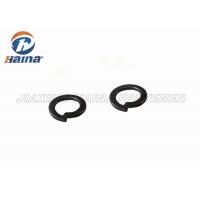 China Square End Split Ring Lock Washer Black Oxide Alloy Steel For Metal Structures for sale