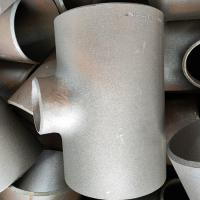 Quality DN15 Carbon Steel Pipe Fittings Seamless JIS Butt Welded Reducing Tee for sale