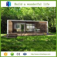 China New design luxury portable container house with toilet and office room factory