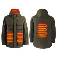 china Full Sleeves Men's Rechargeable Heated Jackets Electric Warming Jacket
