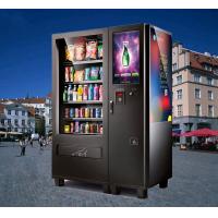 China Cold Water Snack Food Vending Machines Kiosk With Coin Bill Credit Card Payment factory