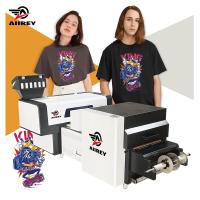 China I3200 A2 DTF Printer 40cm Direct Transfer Film Printer Industry T Shirt Designing Machine factory