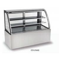 China Stainless Steel Refrigerated Cake Display Cabinets 410L Capacity CE Certificated with 1200mm Length for sale