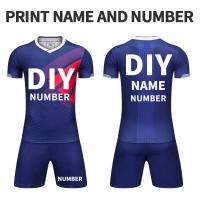 China Personalization Logo Print France Shirt World Cup Jersey Best College New Navy Football Soccer Uniforms factory