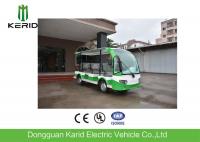 China Battery Operated 4 Wheel Electric Shuttle Bus 48V Motor For Public Area Transportation factory
