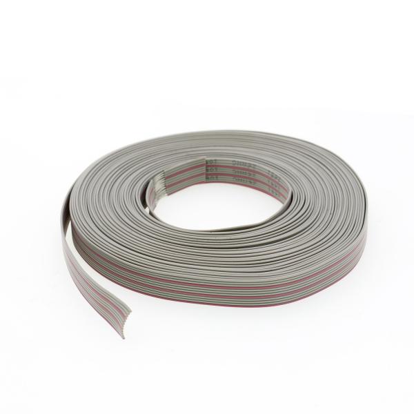Quality UL2651 Grey Flat Wire Cables 2.54mm 26AWG For IDC Connector Communication for sale