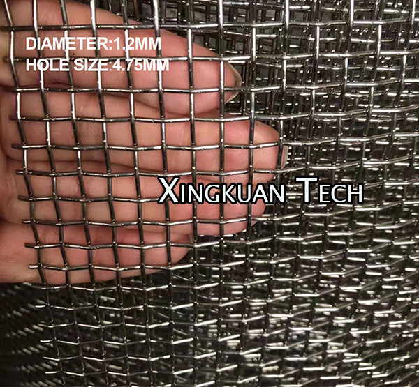 Quality 304 316 Stainless Steel Crimped Woven Wire Mesh For Sieve Industry for sale