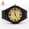 China Men Minimalist Leather Watch / Black Leather Band Watches Create Your Own Brand factory