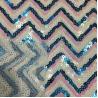 China Fluorescent Colorful Glitter Sequin Fabric SGS Certificaiton 100% Polyester factory