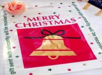 China Full Printing LDPE/ HDPE Heat Seal Flat Printing Plastic Packaging Bags for Christmas Gift /Garment factory