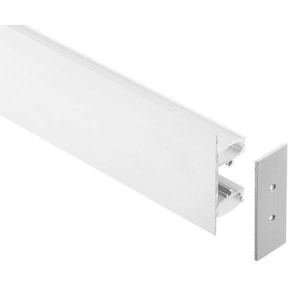 Quality Anodized LED Lighting Profile Aluminum Channel Surface Mounted For LED Strips for sale