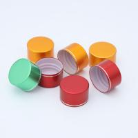 China Custom Red Green Cosmetic Plastic Bottles Caps 22mm Screw Caps Cover Closure ODM for sale