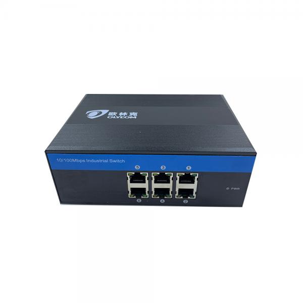 Quality FCC Standards Din Rail Industrial Unmanaged POE Switch Comply With IEEE802.3Af/At for sale