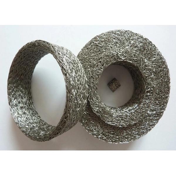 Quality SS304 SS316 Compressed Knitted Wire Mesh Gaskets For Shock Absorption for sale