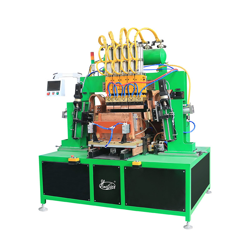 China Custom Stainless Steel Wire Basket Production Line Large Metal Basket Spot Welding Machine factory