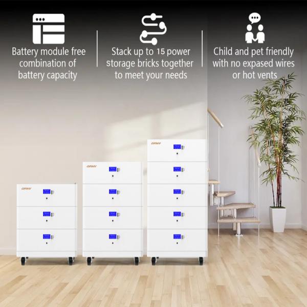 Quality Stackable Home Battery Lifepo4 100Ah for sale