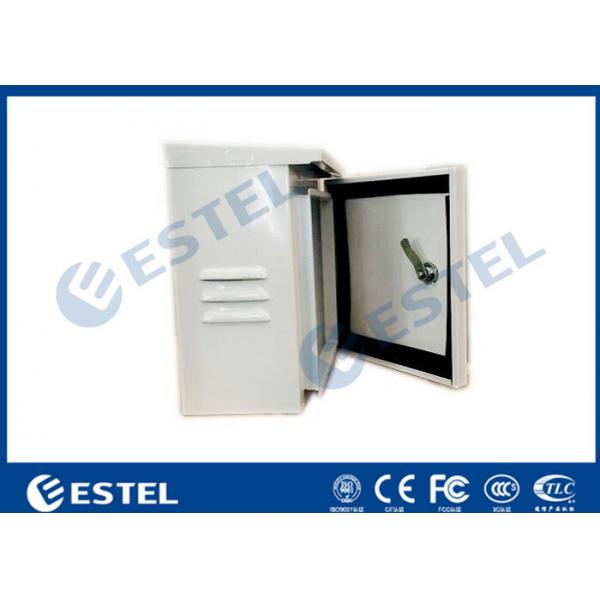 Quality IP55 Single Wall Pole Mount Enclosure Cabinet Small Metal Box One Front Door for sale