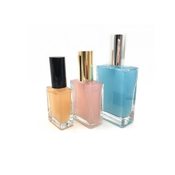 Quality 100ml Refillable Glass Perfume Bottle , Custom Color Refillable Glass Scent Bottles for sale