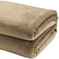 China 100% Polyester Bedsure Microfiber Blanket , King Size Plush Blanket factory