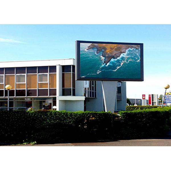 Quality SMD Full Color Outdoor Fixed LED Display Screen Customizable P4.8 IP65 for sale