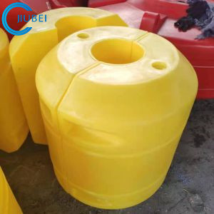 Quality Pontoon HDPE Pipe Floater Dredging PE PU Fibre Glass Foam Filled Floater In Combined Pipeline for sale