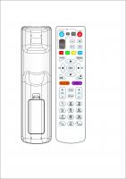 China Hard IC RF Remote Control ABS And Rubber Keypad Nice Desgin Fast Simple Settlement factory