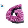 China Luxury Rose Gift Acrylic Flower Box A Letter Flower Box With Lid Non - Toxic factory