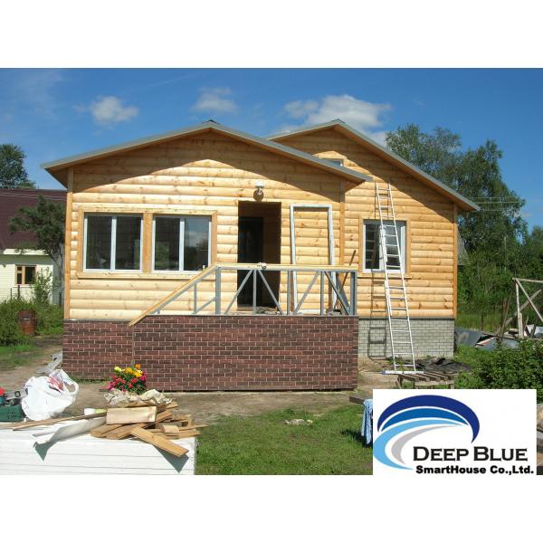 Quality Prefabricated House Kits House , Light Steel Structure Wooden House , Different Color Ceiling for sale