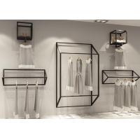China Customized Size Clothing Display Rack / Garment Wall Display Small And Light Style factory