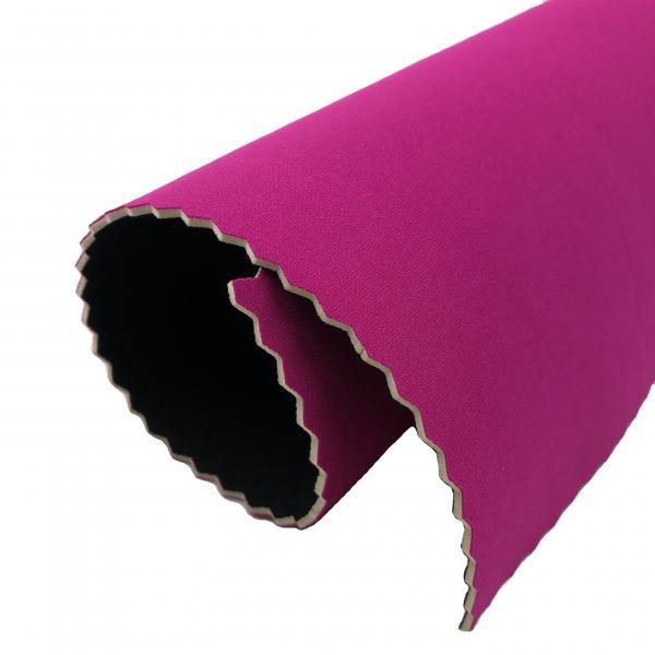 Quality Elastic SCR Nylon Rubber Sheet , Chloroprene Patterned Neoprene Fabric for sale