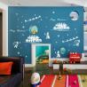 China Santa Claus Snowman Christmas Decorations Wall Stickers Bedroom Home Decoration factory