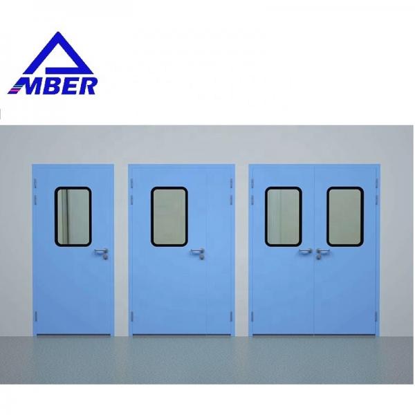 Quality Aluminum Automatic Pharmaceutical Clean Room Door 1.0mm For Hospital Laboratory for sale