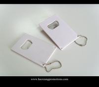 China New design fashion promotional aluminum alloy credit card bottle opener factory