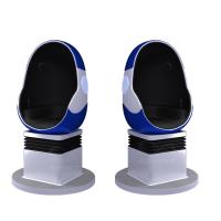 China 10 Square Meters Single Seat 9D VR Egg Chair with DPVR E3 2K Glasses for sale